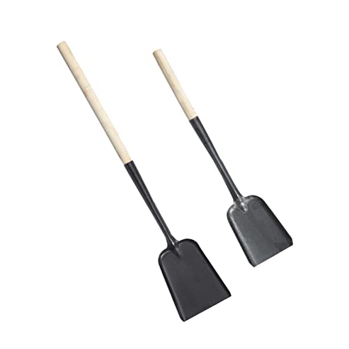 VALICLUD 2 Stück Kohleschaufel für Grill und Kamin Multifunktionale Ascheschaufel mit Ergonomischem Griff für von Feuerstellen und BBQ Langlebig und Rostfrei von VALICLUD