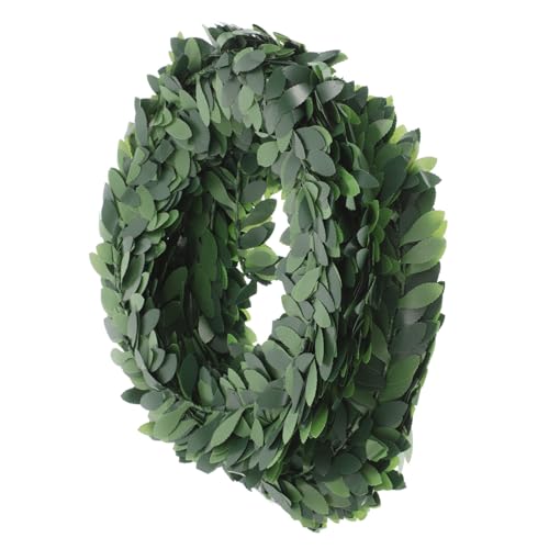 VALICLUD 2 Stück Künstliche Grüne Rattan Girlande Draht Natürliche Optik DIY Hochzeitsdekoration Blumengirlande Kranz Zubehör Boho Kranz Basteln Eukalyptus Deko Geeignet von VALICLUD