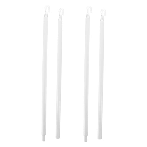 VALICLUD 2 Stück Kunststoff Rolloschienen mit Haken Blind Sticks für Einfache Montage von Jalousien und Vorhängen Einsetzbar Praktische Fensteraccessoires von VALICLUD