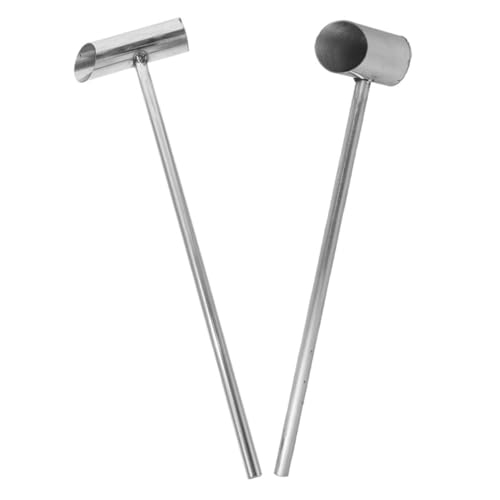 VALICLUD 2 Stück Marshmallow Zuckerlöffel Polierte Oberfläche Robust und Wiederverwendbar Professionelle Zuckerwaffel Schaufel für Zuckerwattenmaschine Praktische Dosierung für Haushalt von VALICLUD