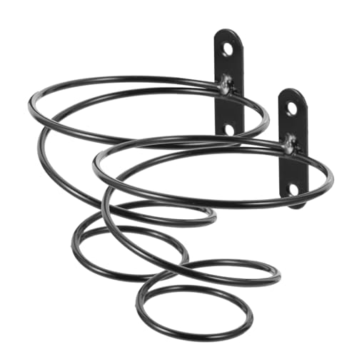 VALICLUD 2 Stück Metall Wand Weinflaschenhalter Spirale Einzelner Weinhalter mit Glatten Kanten Praktisches Weinregal zur Wandmontage Dekoratives Flaschen Display für Zuhause und VALICLUD 2 Stück Metall Wand Weinflaschenhalter Spirale Einzelner Weinhalter mit Glatten Kanten Praktisches Weinregal zur Wandmontage Dekoratives Flaschen Display für Zuhause und von VALICLUD