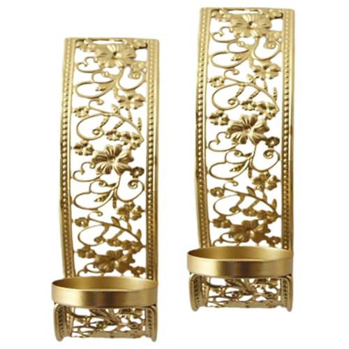 VALICLUD 2 Stück Metall Wandkerzenhalter Mittelmeer Stil Hohle Wanddeko Kerzenhalter Zum Einhängen Für Wohnzimmer Schlafzimmer Restaurant Geschenkidee VALICLUD 2 Stück Metall Wandkerzenhalter Mittelmeer Stil Hohle Wanddeko Kerzenhalter Zum Einhängen Für Wohnzimmer Schlafzimmer Restaurant Geschenkidee von VALICLUD