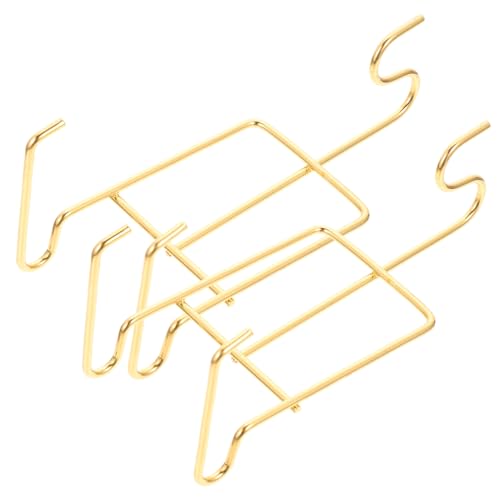 VALICLUD 2 Stück Metall plate Display Stand Stabiler Desktop Geschirrhalter aus Hochwertigem Stahl Eleganter Tellerständer für Küche Wohnzimmer Schaukasten Multifunktionaler Becher VALICLUD 2 Stück Metall plate Display Stand Stabiler Desktop Geschirrhalter aus Hochwertigem Stahl Eleganter Tellerständer für Küche Wohnzimmer Schaukasten Multifunktionaler Becher von VALICLUD