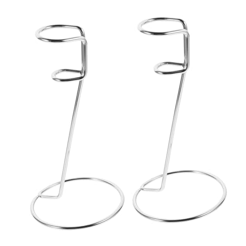 VALICLUD 2 Stück Milchaufschäumer Ständer Robuste Halterung für Handmixer Silber für Heimische Küche von VALICLUD