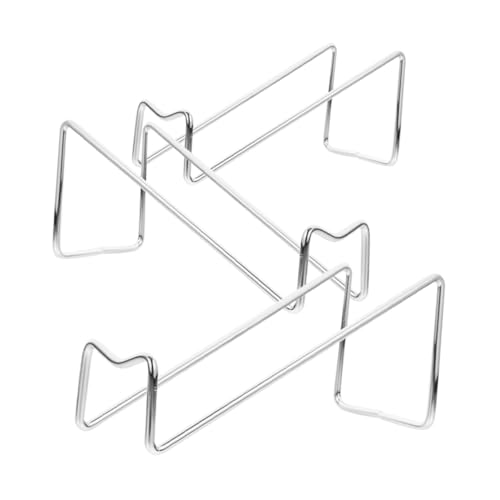 VALICLUD 2 Stück Minimalistischer Weinflaschenhalter aus Platzsparendes Stilvolles Design Silber für Flaschen Tisch Weinregal für Geordnete Aufbewahrung und Moderne Raumgestaltung VALICLUD 2 Stück Minimalistischer Weinflaschenhalter aus Platzsparendes Stilvolles Design Silber für Flaschen Tisch Weinregal für Geordnete Aufbewahrung und Moderne Raumgestaltung von VALICLUD