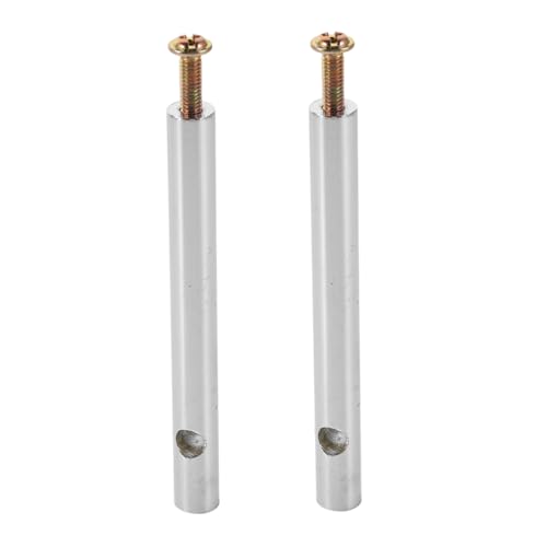 VALICLUD 2 Stück Möbelverbinder Innenmöbelarmaturen Handläufe. Metal -Handläufe Hardware verbinden Handlaufhalterungen für Geländer Handlauf-Hardware Pfostenendkappe Rostfreier Stahl Silber von VALICLUD