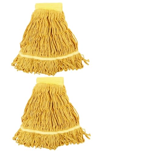 VALICLUD 2 Stück Mop Kopf Ersatz Baumwoll Wischmopp Kopf Hochabsorbierend für Gewerbe und Zuhause Einfache Installation für Effektive VALICLUD 2 Stück Mop Kopf Ersatz Baumwoll Wischmopp Kopf Hochabsorbierend für Gewerbe und Zuhause Einfache Installation für Effektive von VALICLUD