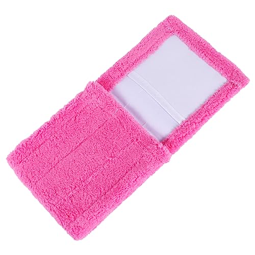 VALICLUD 2 Stück Mopp Tuchkopf Mopp Sprühmopp Reinigungsmopp Kappe Mopp Und Staubpads Flash Haushalts Ersatz Mikrofaser Mopp Nachfüllpackung Mops Staubwedel Moppkopf Nachfüllpackung Rot von VALICLUD
