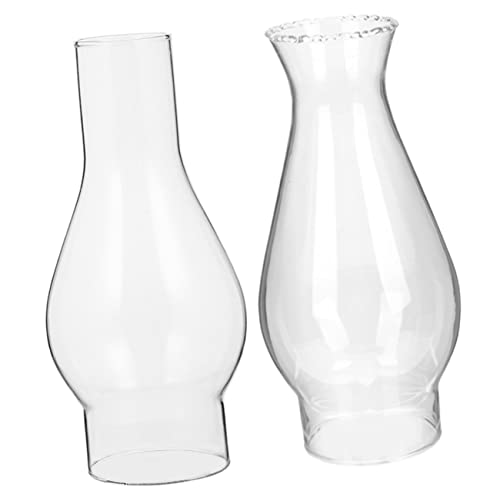 VALICLUD 2 Stück Öllampe Ersatzglas Winddichter Lampenschirm Vintage Stil Durchmesser Hitzebeständiges für Außen Robust Praktisch VALICLUD 2 Stück Öllampe Ersatzglas Winddichter Lampenschirm Vintage Stil Durchmesser Hitzebeständiges für Außen Robust Praktisch von VALICLUD