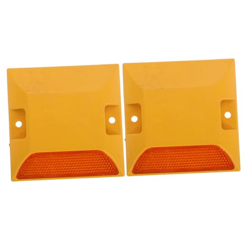 VALICLUD 2 Stück Reflektierende Straßenmarkierung aus Robustem Kunststoff Einseitige Gelbe Bodenmarkierer für Gehwege und Kreuzungen Wetterbeständig Hochsichtbar Installieren VALICLUD 2 Stück Reflektierende Straßenmarkierung aus Robustem Kunststoff Einseitige Gelbe Bodenmarkierer für Gehwege und Kreuzungen Wetterbeständig Hochsichtbar Installieren von VALICLUD
