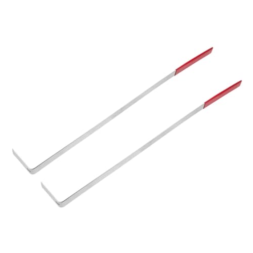 VALICLUD 2 Stück Tidy Tool Regalorganisation Supermarkt Werkzeug Sortierhilfe Layout Werkzeug Assistent für die Regalanordnung Regalwerkzeug Rostfreier Stahl Silver von VALICLUD