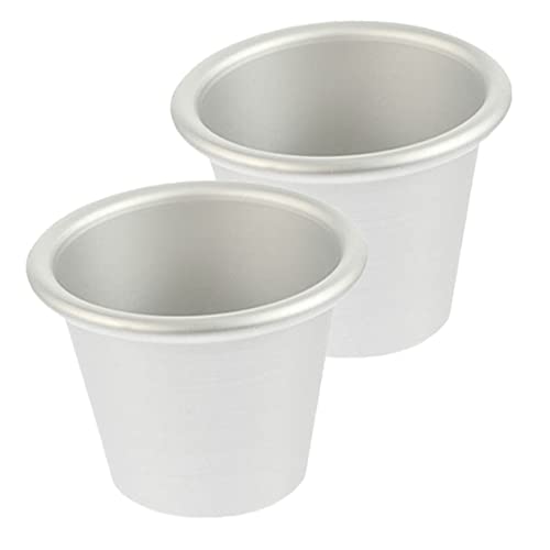 VALICLUD 2 Stück Runde Muffinförmchen aus Antihaftbeschichtete Backform für Pudding Cupcakes Kleine Kuchen Langlebig und Leicht zu Reinigen zum Backen von Desserts und Muffins VALICLUD 2 Stück Runde Muffinförmchen aus Antihaftbeschichtete Backform für Pudding Cupcakes Kleine Kuchen Langlebig und Leicht zu Reinigen zum Backen von Desserts und Muffins von VALICLUD