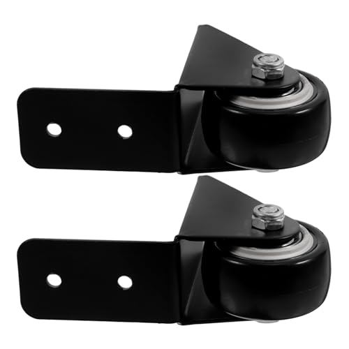 VALICLUD 2 Stück Schwerlast Möbelrollen Geräuschlose Lenkrollen Ersatzräder für Schrank und Kommode Passend Einfache Montage für Präzise Möbelbewegung von VALICLUD