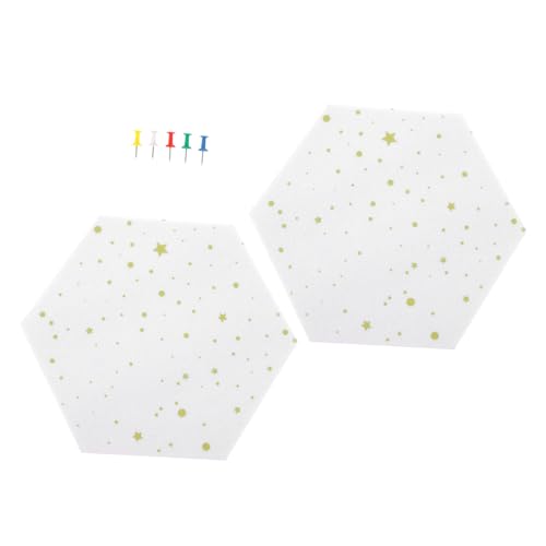 VALICLUD 2 Stück Selbstklebende Hexagon Filz Pinnwand Dicke Memo Tafel Wanddeko DIY Fotowand für Wohnzimmer Schlafzimmer Büro Weiße Filzplatten für Individuelle Wandgestaltung VALICLUD 2 Stück Selbstklebende Hexagon Filz Pinnwand Dicke Memo Tafel Wanddeko DIY Fotowand für Wohnzimmer Schlafzimmer Büro Weiße Filzplatten für Individuelle Wandgestaltung von VALICLUD