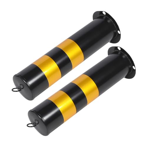 VALICLUD 2 Stück Sicherheits poller Schwarz gelb Stahlrohr Verkehrssäule mit Warnfunktion Robuste Absperrung für Einfahrten Parkplätze und Straßen Widerstandsfähiger Schutzpfosten gegen VALICLUD 2 Stück Sicherheits poller Schwarz gelb Stahlrohr Verkehrssäule mit Warnfunktion Robuste Absperrung für Einfahrten Parkplätze und Straßen Widerstandsfähiger Schutzpfosten gegen von VALICLUD