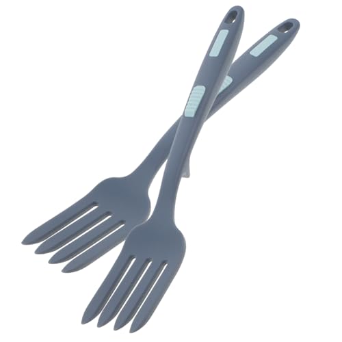 VALICLUD 2 Stück Silikon Kochgabel Hitzebeständig und Verschleißfest Praktische Salatgabel mit Glatten Kanten und Ergonomischem Griff Multifunktional für Pasta Nudel Salatmix VALICLUD 2 Stück Silikon Kochgabel Hitzebeständig und Verschleißfest Praktische Salatgabel mit Glatten Kanten und Ergonomischem Griff Multifunktional für Pasta Nudel Salatmix von VALICLUD