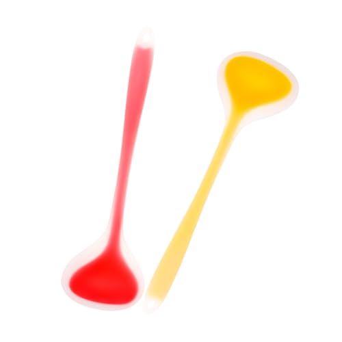 VALICLUD 2 Stück Suppenlöffel Halbtransparent Gelb Rot Weicher Kopf Schonend für Kochgeschirr Großer Schöpflöffel mit Rutschfestem Griff Vielseitig Einsetzbar für Küche und Servieren VALICLUD 2 Stück Suppenlöffel Halbtransparent Gelb Rot Weicher Kopf Schonend für Kochgeschirr Großer Schöpflöffel mit Rutschfestem Griff Vielseitig Einsetzbar für Küche und Servieren von VALICLUD