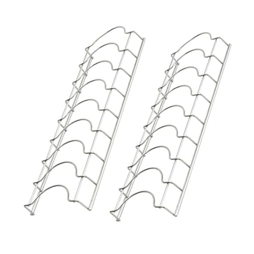 VALICLUD 2 Stück Teiliges Abtropfgestell aus für Schüsseln und Teller Multifunktionaler Küchenorganizer Robustes und Einfach zu Platzierendes Geschirrablage für Spüle und Arbeitsfläche von VALICLUD