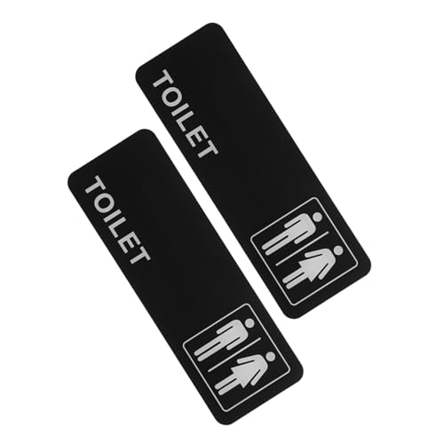 VALICLUD 2 Stück Teiliges Acryl toilettenschild mit Kreativen Herren Damen Symbolen Selbstklebend und Einfach zu Montieren Klare Wegweisung für Badezimmer und Geschäft Moderne VALICLUD 2 Stück Teiliges Acryl toilettenschild mit Kreativen Herren Damen Symbolen Selbstklebend und Einfach zu Montieren Klare Wegweisung für Badezimmer und Geschäft Moderne von VALICLUD