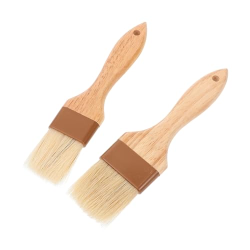 VALICLUD 2 Stück Teiliges Basting mit Holzgriff Vielseitiger Küchenpinsel zum Backen Grillen Marinieren Praktische mit Aufhängeloch Langlebiger Küchenölpinsel für Tägliche Anwendung VALICLUD 2 Stück Teiliges Basting mit Holzgriff Vielseitiger Küchenpinsel zum Backen Grillen Marinieren Praktische mit Aufhängeloch Langlebiger Küchenölpinsel für Tägliche Anwendung von VALICLUD