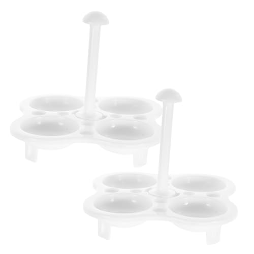 VALICLUD 2 Stück Teiliges Dampfgarer Eierregal aus Hitzebeständigem Material Fach Eierhalter für Schonendes Dämpfen und Vielseitige Küchenanwendung Leicht zu Reinigen und Kompakt Lagerbar von VALICLUD