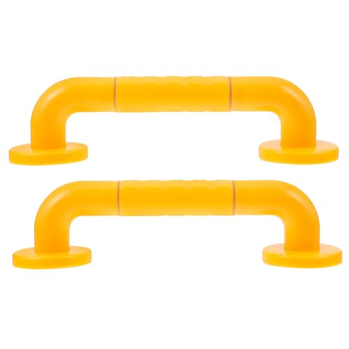 VALICLUD 2 Stück Teiliges Duschhaltegriffe mit Rutschfesten Griffen und Leuchtenden Kreisen Sichere Badewannenstütze für Senioren und Rutschfreie Dusche Einfache Befestigung Langlebige von VALICLUD