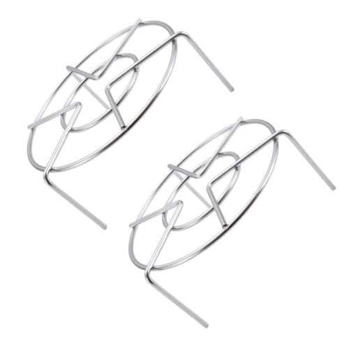 VALICLUD 2 Stück Teiliges Edelstahl Dampfgarer Regal Hitzebeständiger Multifunktionaler Steamer Stand für Gemüse Fisch Eier Vielseitiges Küchenzubehör Einfach zu Reinigen Langlebig und VALICLUD 2 Stück Teiliges Edelstahl Dampfgarer Regal Hitzebeständiger Multifunktionaler Steamer Stand für Gemüse Fisch Eier Vielseitiges Küchenzubehör Einfach zu Reinigen Langlebig und von VALICLUD