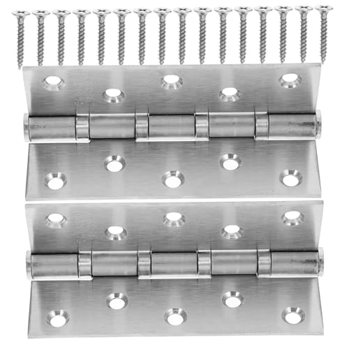 VALICLUD 2 Stück Teiliges Edelstahl Eck Türscharniere mit Kugelgelagertem Scharnier Geräuscharm Robust und Vielseitig für Möbel Küchenschränke und Innentüren Einfache Montage VALICLUD 2 Stück Teiliges Edelstahl Eck Türscharniere mit Kugelgelagertem Scharnier Geräuscharm Robust und Vielseitig für Möbel Küchenschränke und Innentüren Einfache Montage von VALICLUD