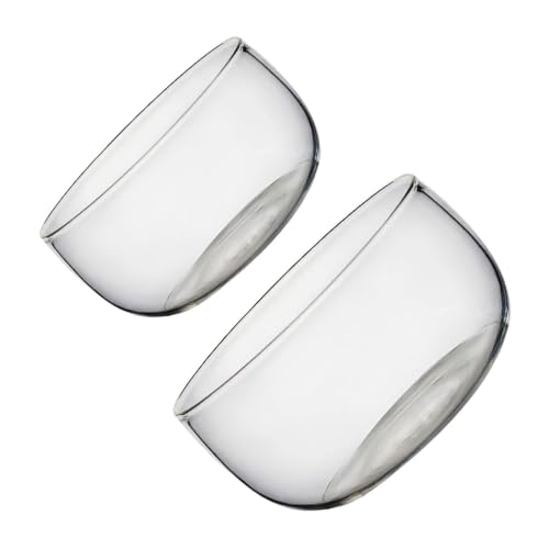 VALICLUD 2 Stück Teiliges Glas Schüssel Kreative Transparente Salat und Dessertschalen Vielseitig Einsetzbar für Obst Joghurt Eis Modernes Nordisches Design VALICLUD 2 Stück Teiliges Glas Schüssel Kreative Transparente Salat und Dessertschalen Vielseitig Einsetzbar für Obst Joghurt Eis Modernes Nordisches Design von VALICLUD