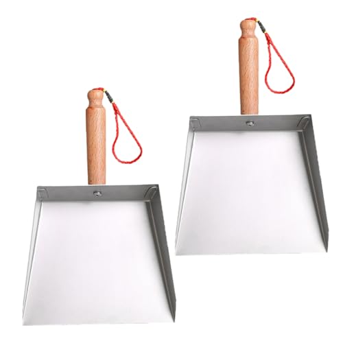 VALICLUD 2 Stück Teiliges Kleines Kehrblech Robust und Vielseitig für Haushalt Auto und Outdoor Kleiner Metallschaufel mit Breiter für Reinigungsaktivitäten von VALICLUD
