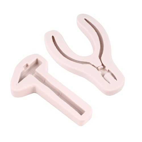 VALICLUD 2 Stück Teiliges Kuchen Silikonform Zangen und Hammerform aus Lebensmittelechtem Silikon Kreative Backform und Eiswürfelform Hitzebeständig und Leicht zu Reinigen für DIY Fondant VALICLUD 2 Stück Teiliges Kuchen Silikonform Zangen und Hammerform aus Lebensmittelechtem Silikon Kreative Backform und Eiswürfelform Hitzebeständig und Leicht zu Reinigen für DIY Fondant von VALICLUD