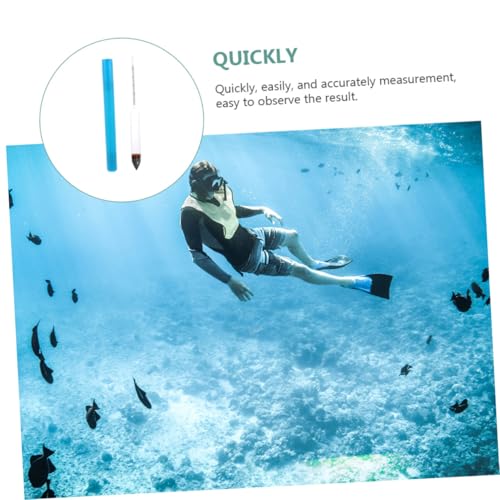 VALICLUD 2 Stück Teiliges Salinitätsmessgerät Hydrometer Salzgehalt Tester Aquarium Zubehör für Meerwasser Teich Aquakultur Präzise Dichtemessung Klare Digitale Anzeige Langlebig von VALICLUD