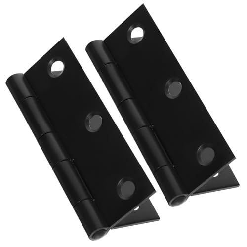 VALICLUD 2 Stück Teiliges Schwarze Türscharniere aus Robuste Metallbandbänder für Innen und Außentüren Vielseitige Schrank und Fensterbeschläge mit Einfacher Montage VALICLUD 2 Stück Teiliges Schwarze Türscharniere aus Robuste Metallbandbänder für Innen und Außentüren Vielseitige Schrank und Fensterbeschläge mit Einfacher Montage von VALICLUD