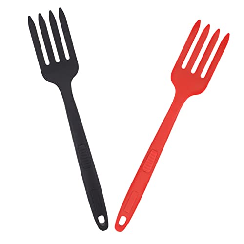 VALICLUD 2 Stück Teiliges Silikon Kochgabeln Hitzebeständig und Verschleißfest Multifunktionale Pasta und Nudelgabeln Ergonomisch Geformt für Komfortable Handhabung Spülmaschinenfest und VALICLUD 2 Stück Teiliges Silikon Kochgabeln Hitzebeständig und Verschleißfest Multifunktionale Pasta und Nudelgabeln Ergonomisch Geformt für Komfortable Handhabung Spülmaschinenfest und von VALICLUD