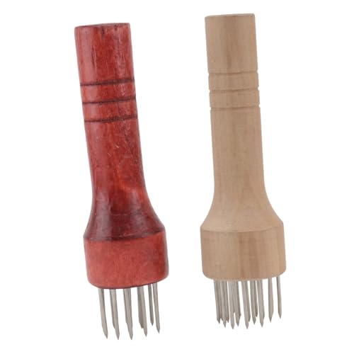 VALICLUD 2 Stück Teiliges Steak Tenderizer mit Ergonomischem Holzgriff Edelstahl Fleischklopfer zum Zartmachen von Rind Huhn Schwein Langlebig und Leicht zu Reinigen für Grill und Küche VALICLUD 2 Stück Teiliges Steak Tenderizer mit Ergonomischem Holzgriff Edelstahl Fleischklopfer zum Zartmachen von Rind Huhn Schwein Langlebig und Leicht zu Reinigen für Grill und Küche von VALICLUD
