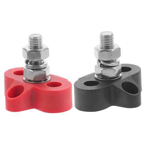 VALICLUD 2 Stück Teiliges Terminal Block Batterieklemmen Power Junction Posts für Auto Yacht und Wohnmobil Robustes Verteilerblock Einfache Installation Kompatibel mit Systemen VALICLUD 2 Stück Teiliges Terminal Block Batterieklemmen Power Junction Posts für Auto Yacht und Wohnmobil Robustes Verteilerblock Einfache Installation Kompatibel mit Systemen von VALICLUD