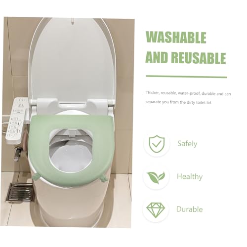 VALICLUD 2 Stück Teiliges Wasserdichtes Toilettensitz Kissen Waschbare Dicke Eva toilettenauflage mit Haftkleber Hautfreundlich und rutschfest Praktische Wc sitzauflage für Familie und von VALICLUD