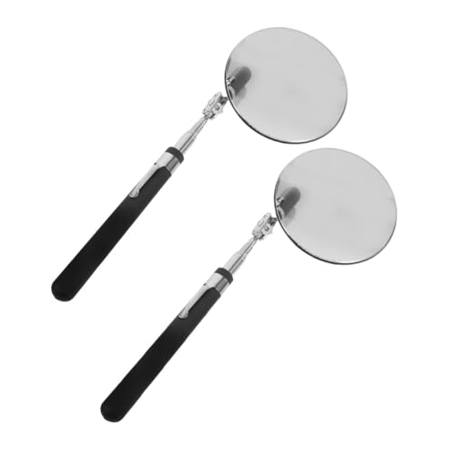 VALICLUD 2 Stück Teleskop-inspektionsspiegel Ausziehbar Drehbar mit Rutschfestem Griff Flexibler Tragbarer Spiegel für Mechaniker für Fahrzeug Maschineninspektion VALICLUD 2 Stück Teleskop-inspektionsspiegel Ausziehbar Drehbar mit Rutschfestem Griff Flexibler Tragbarer Spiegel für Mechaniker für Fahrzeug Maschineninspektion von VALICLUD