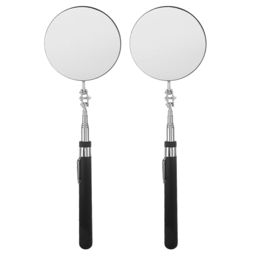 VALICLUD 2 Stück Teleskopischer Inspektionsspiegel Edelstahl mit Drehung Rutschfestem Griff und Verstellbarem Spiegel für Fahrzeugunterboden Mechanikerinspektionen VALICLUD 2 Stück Teleskopischer Inspektionsspiegel Edelstahl mit Drehung Rutschfestem Griff und Verstellbarem Spiegel für Fahrzeugunterboden Mechanikerinspektionen von VALICLUD