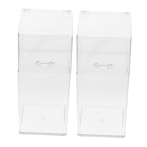 VALICLUD 2 Stück Transparentes Desktop Masken Handschuhbox mit Deckel Aufbewahrungsbox für Masken und Einweghandschuhe Klarer Laborspender zur Ordentlichen und Trockenen Aufbewahrung VALICLUD 2 Stück Transparentes Desktop Masken Handschuhbox mit Deckel Aufbewahrungsbox für Masken und Einweghandschuhe Klarer Laborspender zur Ordentlichen und Trockenen Aufbewahrung von VALICLUD