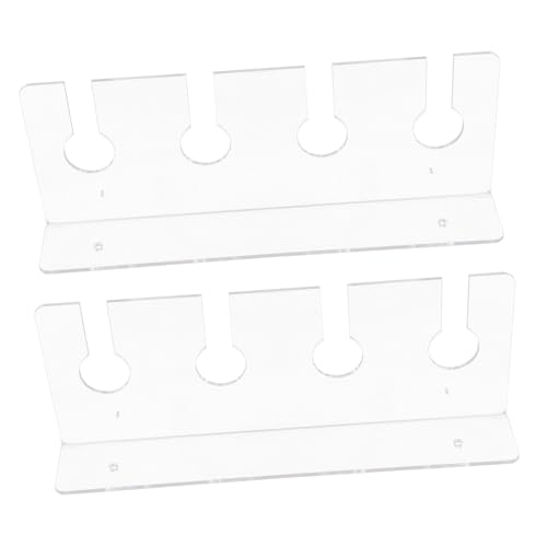 VALICLUD 2 Stück Transparentes Weinregal für Unterbau Platzsparendes Weinglashalterungssystem zur Organisation und Dekorativen Aufbewahrung von Weingläsern in Küche und Bar VALICLUD 2 Stück Transparentes Weinregal für Unterbau Platzsparendes Weinglashalterungssystem zur Organisation und Dekorativen Aufbewahrung von Weingläsern in Küche und Bar von VALICLUD