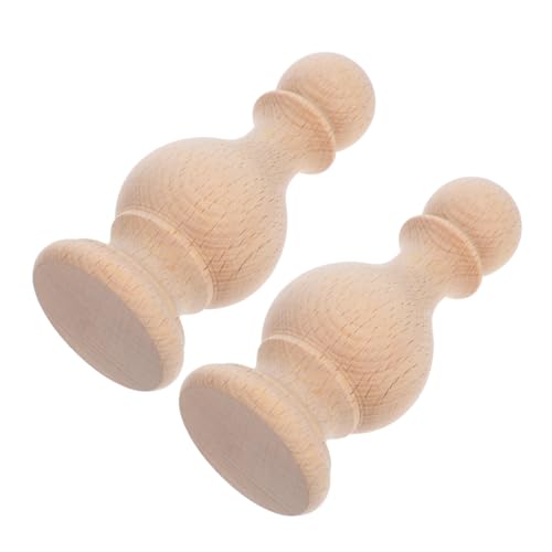 VALICLUD 2 Stück Unlackierte Holz Endstücke für Möbel und Bettpfosten Dekorative Holzschnitzerei mit Elegantem Design Vielseitige Treppen Möbelverzierung für Innenräume VALICLUD 2 Stück Unlackierte Holz Endstücke für Möbel und Bettpfosten Dekorative Holzschnitzerei mit Elegantem Design Vielseitige Treppen Möbelverzierung für Innenräume von VALICLUD