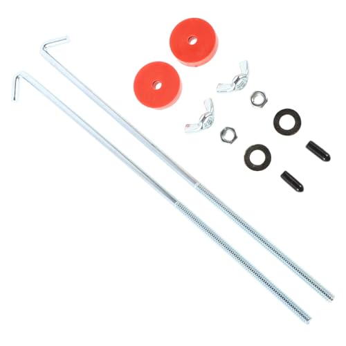 VALICLUD 2 Stück Verstellbares Batteriehalterungsset mit Verschleißfesten J Schrauben Robustem Metall Geeignet für Auto Lkw und Pkw Einfache Montage Schützt Batterie Zuverlässig und von VALICLUD