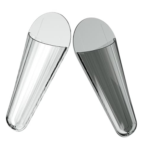 VALICLUD 2 Stück Wandmontierter Scherenhalter Transparent Klebefläche Küchenorganizer Multifunktional für Scheren Essstäbchen und Küchenutensilien Platzsparend Installieren von VALICLUD