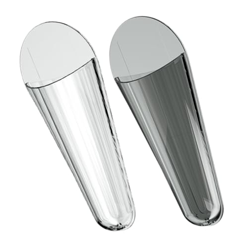 VALICLUD 2 Stück Wandmontierter Scherenhalter Transparent und Bohrfreie Küchenaufbewahrung Multifunktionaler Küchenorganizer für Scheren Essstäbchen und Utensilien Platzsparender von VALICLUD