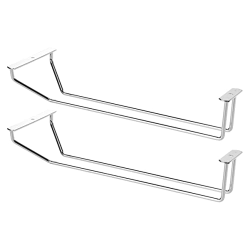 VALICLUD 2 Stück Weinglashalter aus Hängendes Stemware Rack für Schränke zur Aufbewahrung von Weingläsern Küche oder Bar von VALICLUD