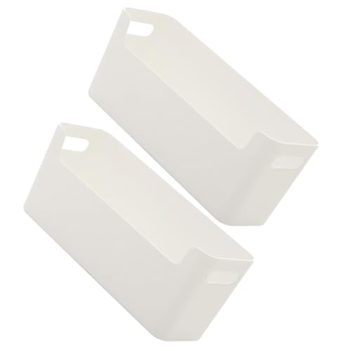 VALICLUD 2 Stück Weiße Aufbewahrungsboxen mit Griffen Vielseitige Desktop Organizer und Wandhalterung für Büro Badezimmer Kosmetik und Kleinteile Robustes Design Einfach zu Transportieren VALICLUD 2 Stück Weiße Aufbewahrungsboxen mit Griffen Vielseitige Desktop Organizer und Wandhalterung für Büro Badezimmer Kosmetik und Kleinteile Robustes Design Einfach zu Transportieren von VALICLUD