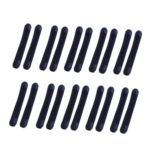 VALICLUD 20 Paare rutschfeste Gummi Brillenbügelhüllen Weiche Langlebige Ersatz Gläser Bügelüberzüge Komfortable Allergiefreie Brillen Zubehör für Sport und Alltag Schwarz VALICLUD 20 Paare rutschfeste Gummi Brillenbügelhüllen Weiche Langlebige Ersatz Gläser Bügelüberzüge Komfortable Allergiefreie Brillen Zubehör für Sport und Alltag Schwarz von VALICLUD