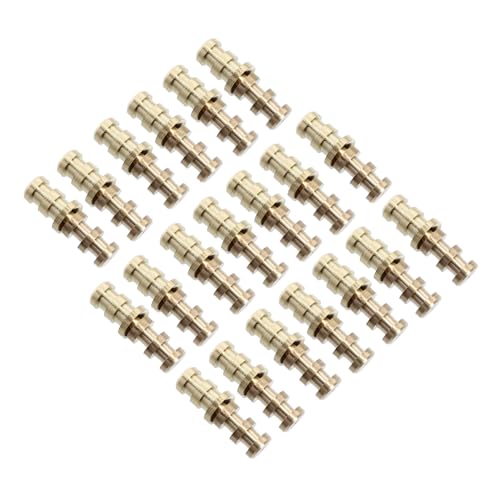 VALICLUD 20 Sätze Teiliges Tischverbindungs dübelset aus Kupfer mit Verdeckten Bolzen für Präzise Tischplattenausrichtung Einfache Montage Langlebige Halterung für Ebenheit und Stabile VALICLUD 20 Sätze Teiliges Tischverbindungs dübelset aus Kupfer mit Verdeckten Bolzen für Präzise Tischplattenausrichtung Einfache Montage Langlebige Halterung für Ebenheit und Stabile von VALICLUD