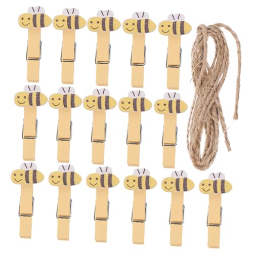 VALICLUD 20 Stück Holz Wäscheklammern Bienen Dekoklammern Für Fotos Selbstgemacht Basteln Wiederverwendbare Bild Clips Mit Jute Schnur Kleine Klammern Für Kinderzimmer Partydekoration VALICLUD 20 Stück Holz Wäscheklammern Bienen Dekoklammern Für Fotos Selbstgemacht Basteln Wiederverwendbare Bild Clips Mit Jute Schnur Kleine Klammern Für Kinderzimmer Partydekoration von VALICLUD